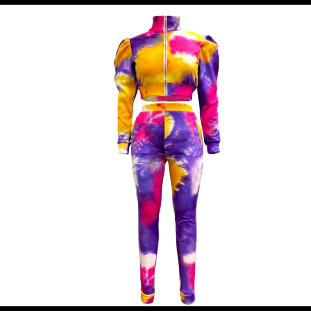 NWT Tye Dye 2 Piece Jumpsuit multiple sizes available